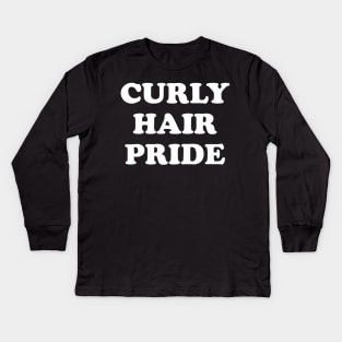 Curly Hair Pride Florida Say Gay Funny Gay Curly Haired Kids Long Sleeve T-Shirt